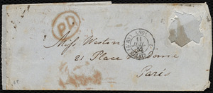 Letter from Mary Anne Estlin, 176 Gr[eat] Brunswick St., [Dublin?, Ireland], to Deborah Weston, July 9, 1852