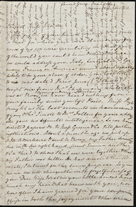 Letter from Mary Anne Estlin, Canon's Grove, Taunton, to Caroline Weston, November 6, 1853