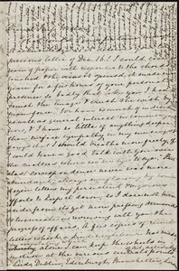 Letter from Mary Anne Estlin, Bristol, [England], to Caroline Weston, Jan. 16, 1854