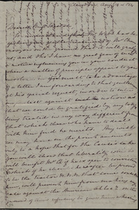 Letter from Mary Anne Estlin, Clevedon, [England], to Caroline Weston, Aug. 14, 1854