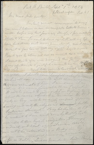 Letter from John Bishop Estlin, Park St[reet], Bristol, [England], to Caroline Weston, Sept. 1st, 1854