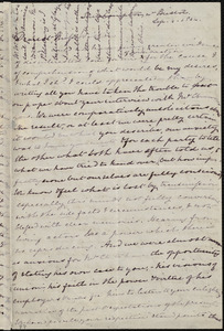 Letter from Mary Anne Estlin, Shirehampton, w[est] Bristol, [England], to Caroline Weston, Sep. 4, 1854