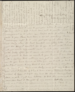 Letter from Deborah Weston, New Bedford, [Mass.], to Mary Weston, Sept. 17, 1836, Saturday morning