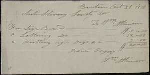 Letter from Deborah Weston, New Bedford, [Mass.], to Mary Weston, October 20, 1836