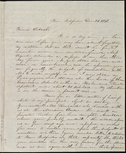 Letter from John F. Emerson, New Bedford, [Mass.], to Deborah Weston, Dec. 21, 1838