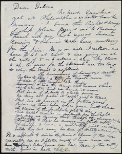 Letter from Maria Weston Chapman to Deborah Weston, [Not after 12 Sept. 1839]