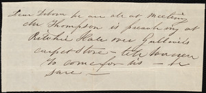 Letter to Deborah Weston, [1834-1835]