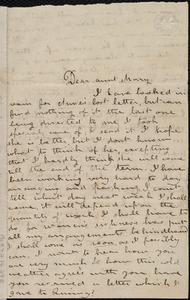 Letter from Deborah Weston to Mary Weston, [1837? Jan.?]
