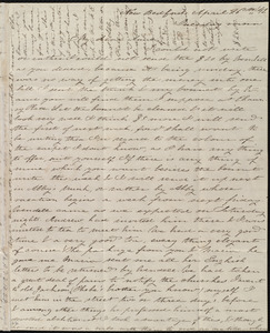 Letter from Deborah Weston, New Bedford, [Mass.], to Anne Warren Weston, April 26th, [18]42, Tuesday morn