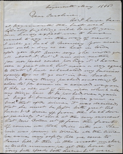 Unfinished letter from Deborah Weston, Weymouth, [Mass.], to Caroline Weston, May 1846