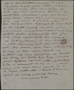Partial letter from Deborah Weston, [Weymouth, Mass.?], to Caroline Weston, [not after 20 June 1846]