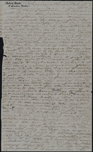 Letter from Deborah Weston, Chauncy Place, [Boston, Mass.], to Caroline Weston, Feb. 17, 1850