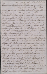Letter from Deborah Weston, Weymouth, [Mass.], to Maria Weston Chapman and Anne Greene Chapman Dicey, Feb. 22nd, 1861