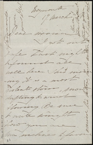 Letter from Deborah Weston, Weymouth, [Mass.], to Maria Weston Chapman, 19 March [18]61