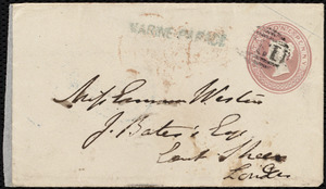 Letter from John Bishop Estlin, Brighton, [England], to Emma Forbes Weston, Oct. 10th, [18]51