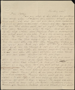 Letter from Emma Forbes Weston to Deborah Weston, Thursday noon, [1841?]