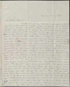 Letter from Emma Forbes Weston, [Boston, Mass.], to Deborah Weston, Sunday, July 9, 1842