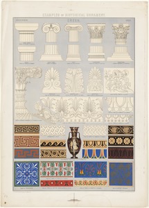 Examples of historical ornament, Greek