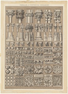 Parallel of historical ornament, Gothic I