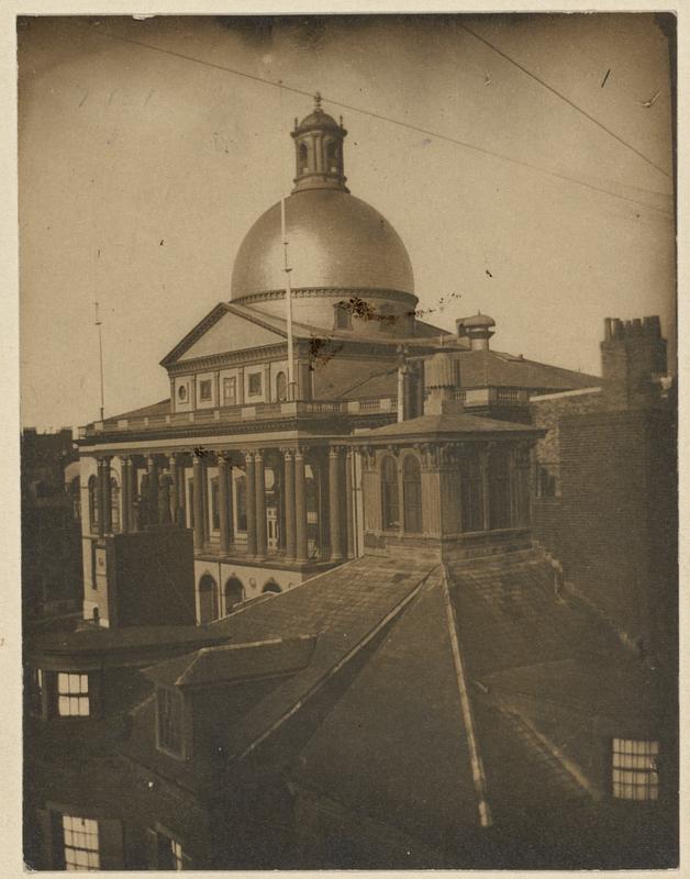 State House. View taken from 20 Beacon St.