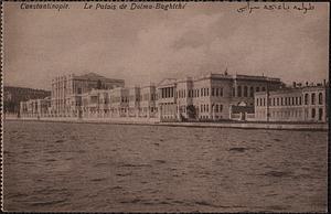 Constantinople. Le Palais de Dolma-Baghtché