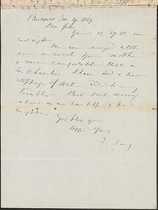 Letter from Zadoc Long to John D. Long, June 29, 1869