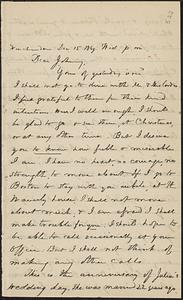 Letter From Zadoc Long to John D. Long, December 15, 1869