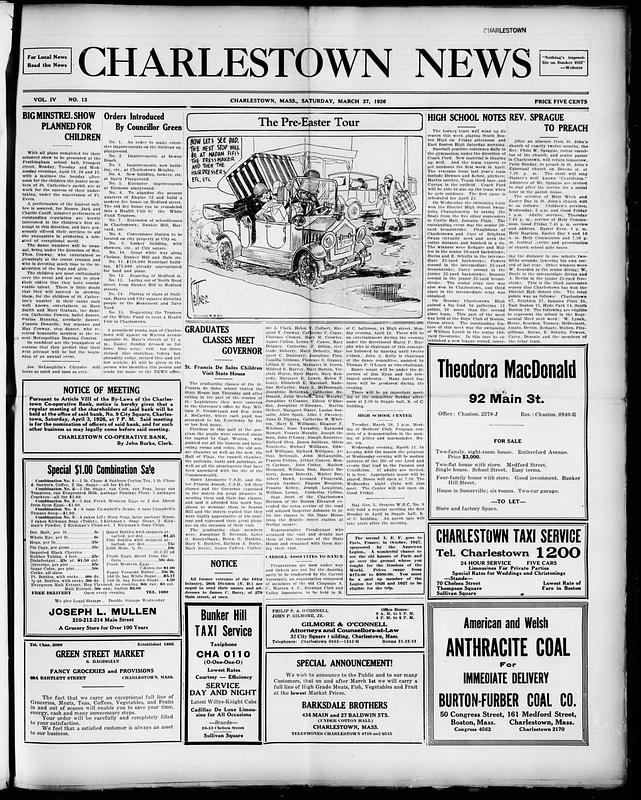 The Charlestown News. March 27, 1926 - Digital Commonwealth