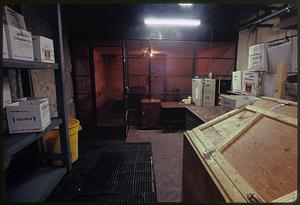 Booking room, Salem Jail