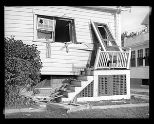 Wrecked house