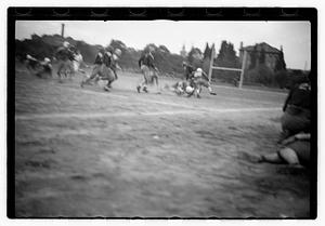 Football game, Fens Stadium, Back Bay Fens