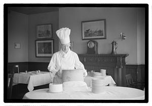 Max Hofer, pres. Of Epicurean Club and chef of the Union Club
