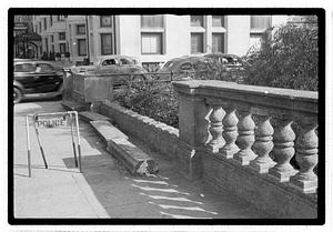 Broken balustrade