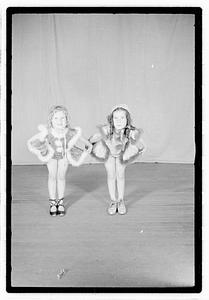 Girl dancers in costume