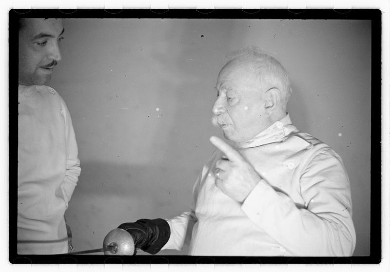 Danguy fencing master, also Gordon Muir, also Chamberlain