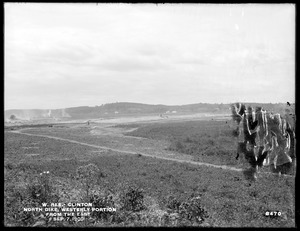 Wachusett Reservoir, North Dike, westerly portion; from the east, Clinton, Mass., Sep. 7, 1900