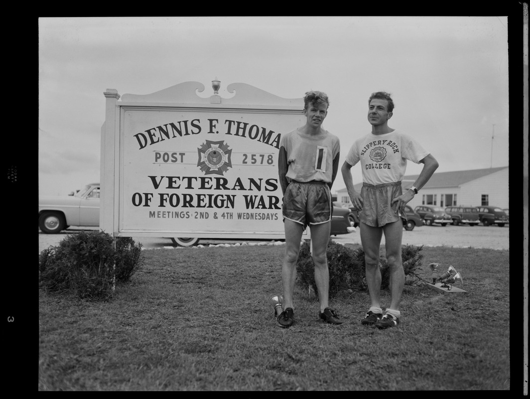 Johnny Kelly and Costa, Veterans Foreign Wars Marathon, Hyannis
