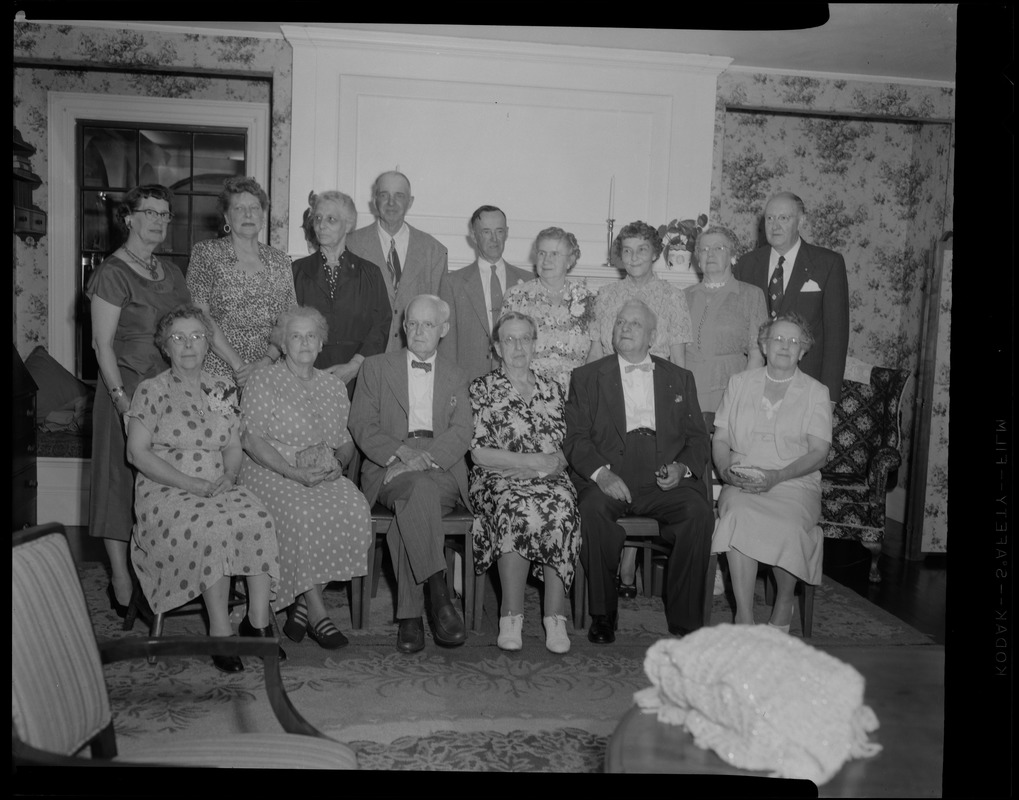 Barnstable High School class of 1904 at Cummaquid Hotel, Evert W. Hinckley, Shirley Lovell et al.