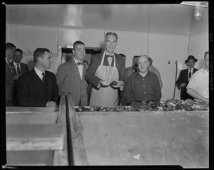 Governor Herter, Williams, Allan F. Jones, etc. at Cape Cod Shellfish Corp. Sandwich