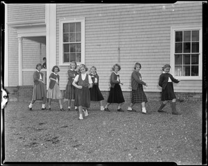 Barnstable Village School cheerleaders
