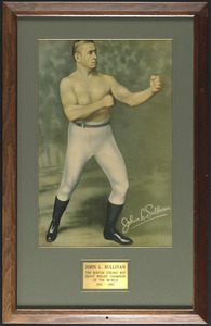 John L. Sullivan, the Boston Strong Boy, heavy weight champion of the world, 1882-1892