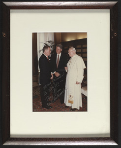 Ray Flynn, Bill Clinton, and Pope John Paul II