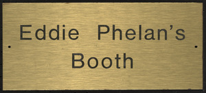 Eddie Phelan's booth