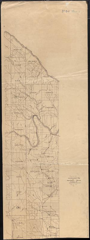 Lumberman's map of northern Maine