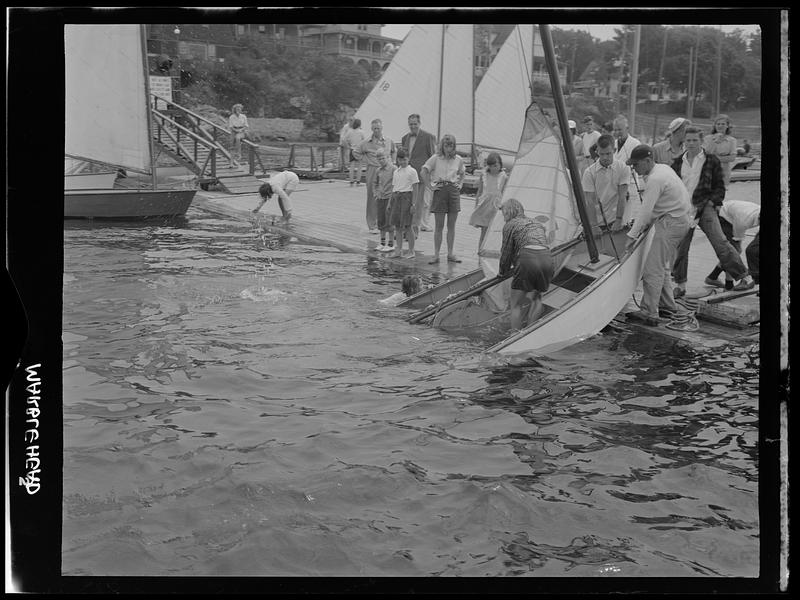 Marblehead (marine), "at the floats"