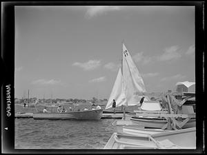 Marblehead (marine), "at the floats"