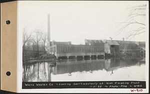 Ware Woolen Co., looking southwesterly at wet finishing plant, Ware, Mass., Nov. 21, 1935