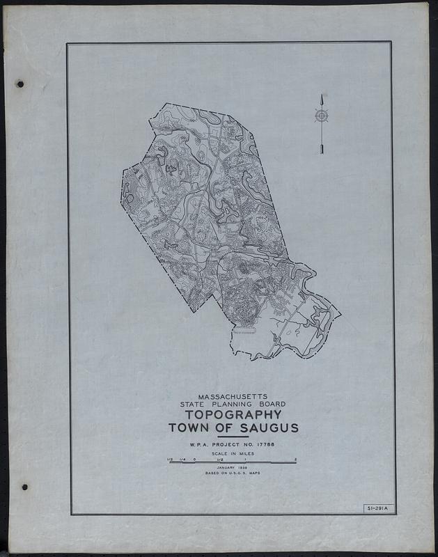 Topography Town of Saugus