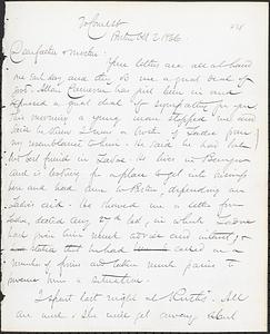 Letter from John D. Long to Zadoc Long and Julia D. Long, October 2, 1866