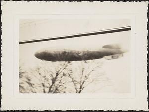 Graf Zeppelin over Sharon, MA